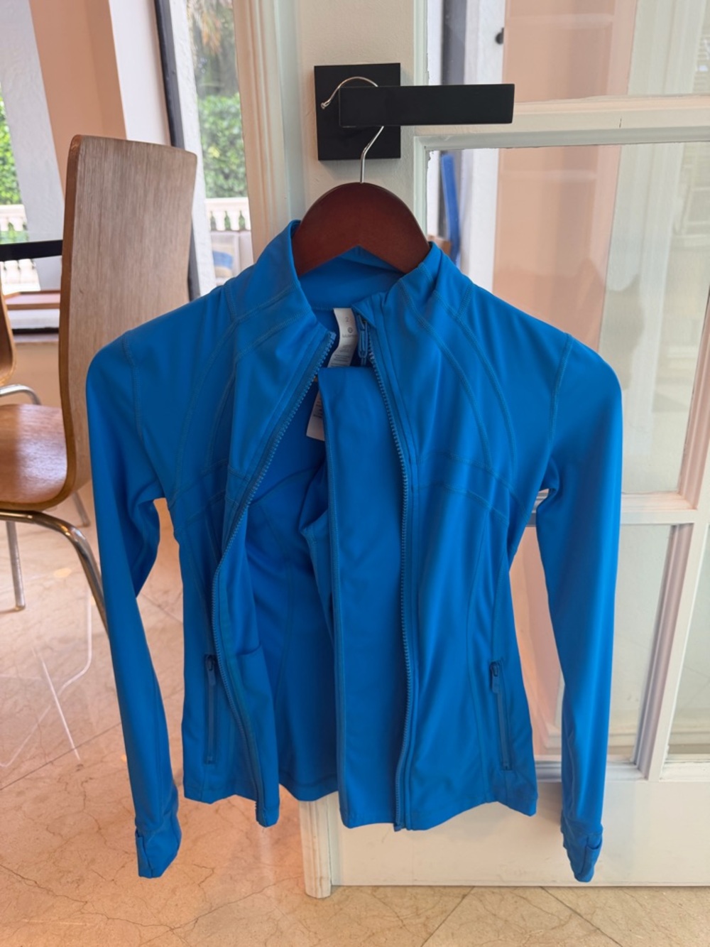 lululemon Blue Define Jacket/ and leggings